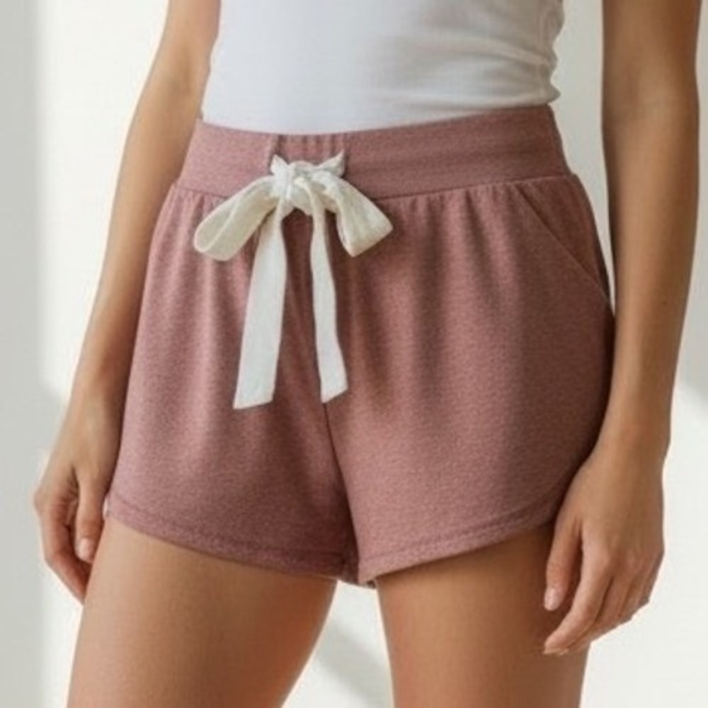 eberjey blush pink Lounge Shorts‎ Drawstring Waist Women's S